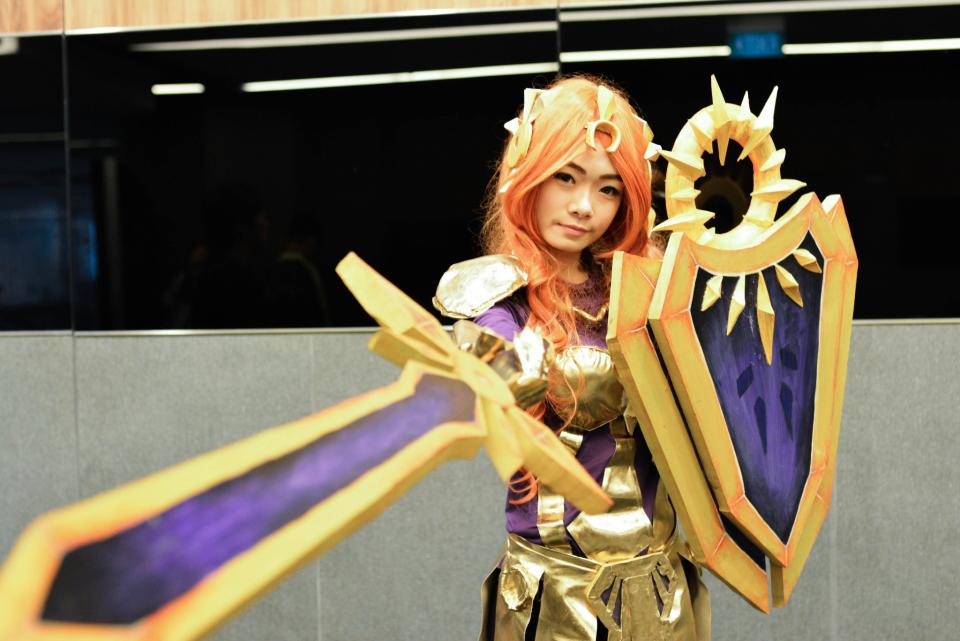 <p>Cosplayers at the Suntec Convention Centre for this year’s Anime Festival Asia Singapore. (Sharlene Sankaran/ Yahoo Singapore) </p>