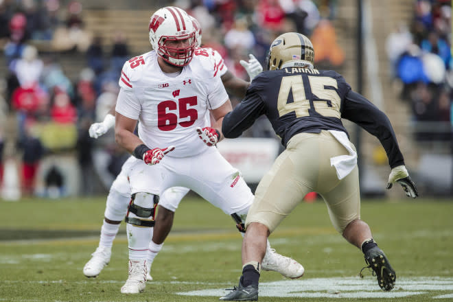 The New Orleans Saints selected Wisconsin OT Ryan Ramczyk with the 32 pick in the first round.