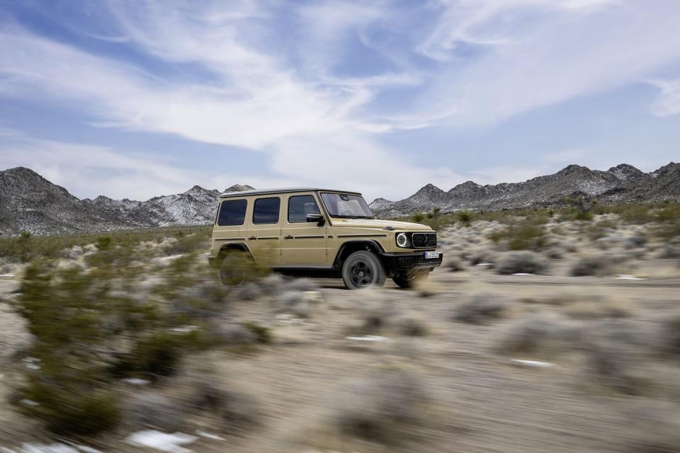 mercedes benz g 580 with eq technology press images