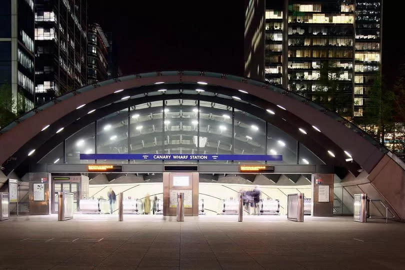 The space-aged station at Canary Wharf -Credit:(Photo by Dan Kitwood/Getty Images)