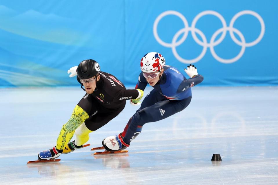 GB’s Niall Treacy (right) in action on Saturday (Getty Images)
