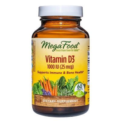 1) Vitamin D3 1000 IU Tablets