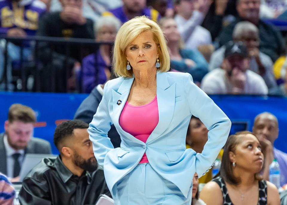 LSU coach Kim Mulkey will bring her women's basketball team to Austin to play Texas. The Longhorns' SEC schedule was released Tuesday. Texas also will play defending national champion South Carolina twice, once at home and once on the road.
