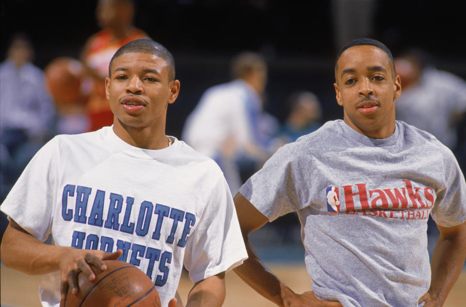 Muggsy Bogues and Spud Webb are two of the nine shortest players in NBA history. (Getty Images)