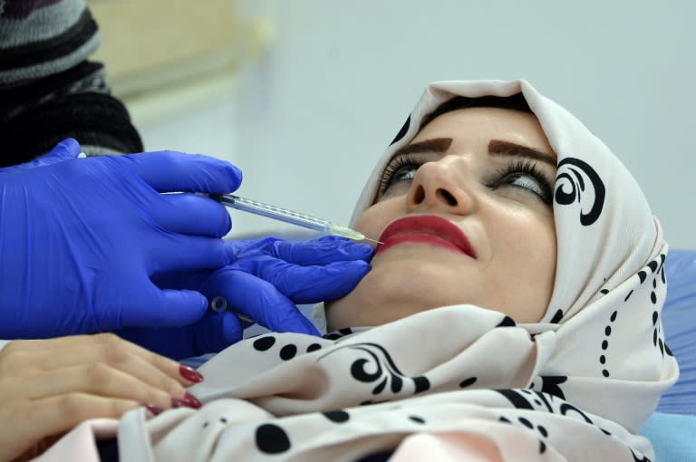 Beauty clinics are now doing a bustling trade in Mosul