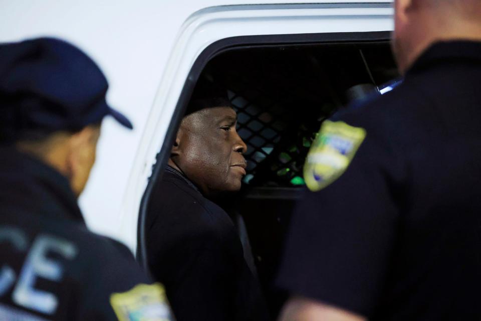 Community and civil rights activist Ben Frazier is detained by police during city council meeting Tuesday, Dec. 13, 2022 at City Hall in Jacksonville.