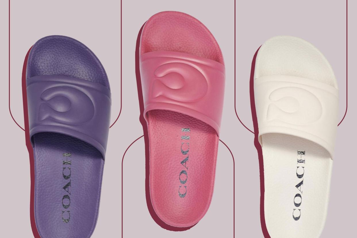 Coach’s New Squishy Slides Match Its Famous Pillow Bag — and They’re on Amazon