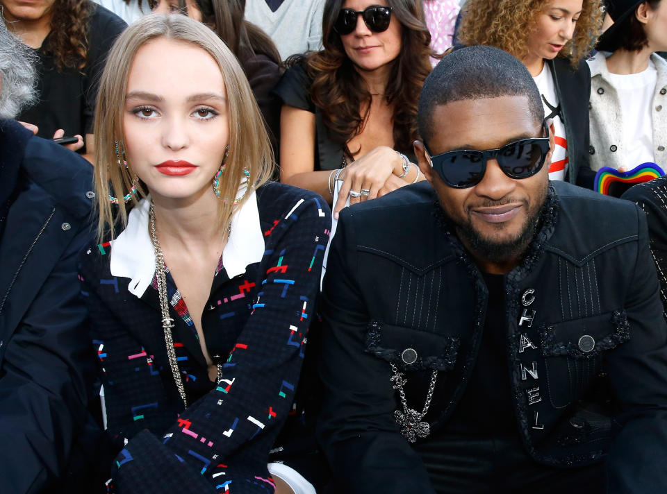 Lily-Rose Depp and Usher