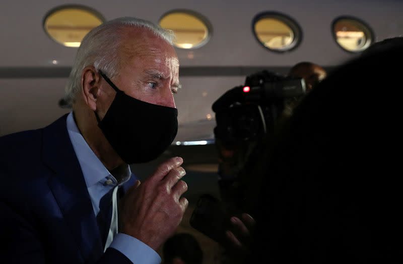 Democratic U.S. presidential nominee and former Vice President Biden visits Detroit