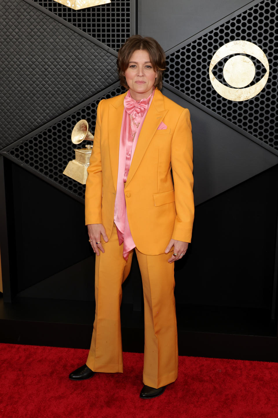 Singer-songwriter Brandi Carlile at the 2024 Grammys. (Image via Getty Images)