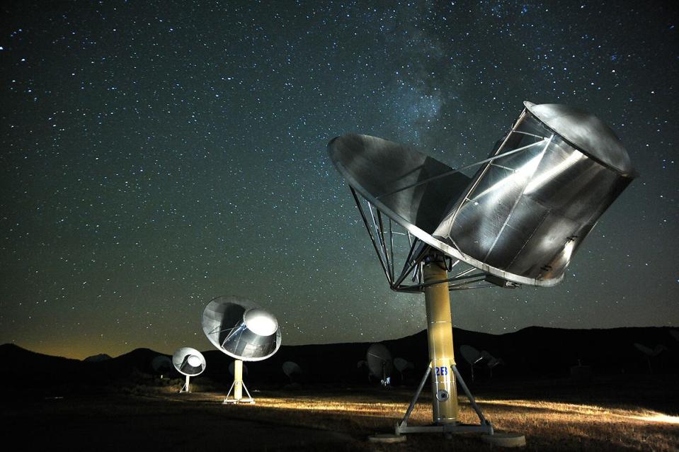 Allen Telescope Array operated by the SETI Institute at Hat Creek Radio Observatory in Shasta County.