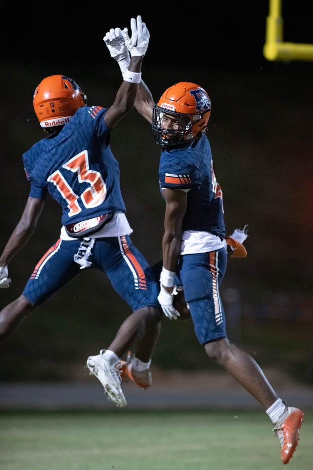 Booker T. Washington vs West Florida high school football action