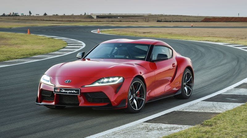 2020 Toyota GR Supra front quarter view