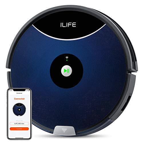 ILIFE A80 Max Robotic Vacuum Cleaner, 2000Pa Max Suction, Wi-Fi Connected