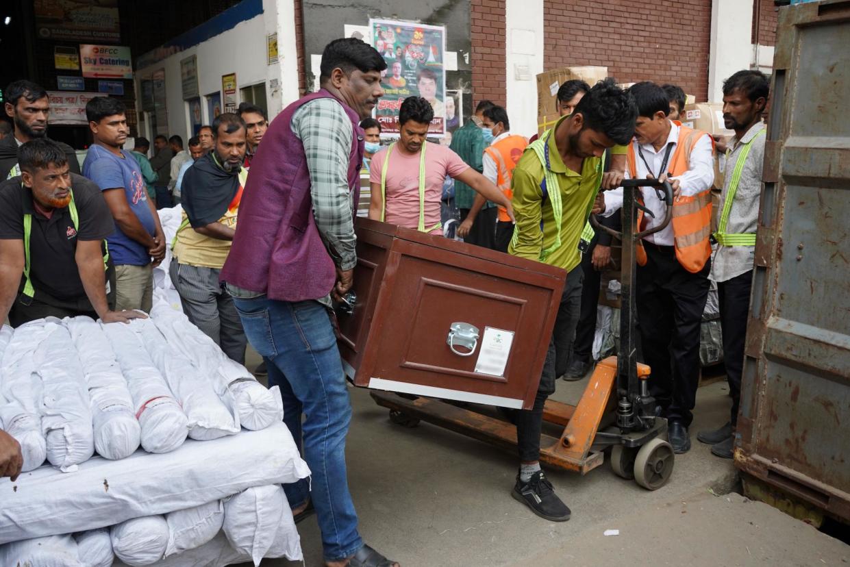 <span>At least 13,685 Bangladeshis died in Saudi Arabia between 2008 and 2022, according to records kept by the Bangladeshi government.</span><span>Photograph: Pete Pattisson</span>