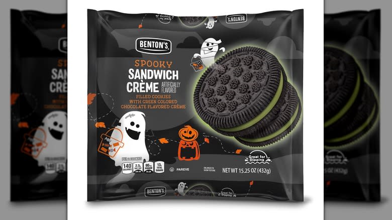 Spooky Chocolate Sandwich Cremes