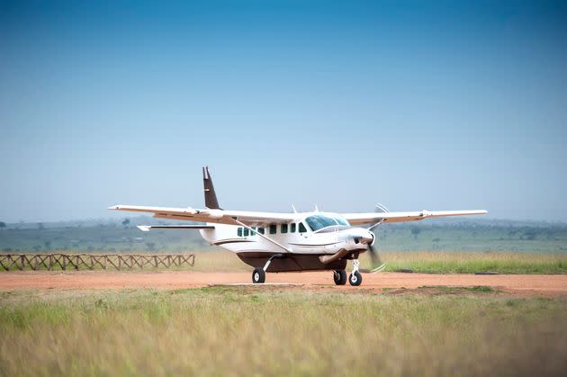 A Cessna Caravan similar to the aircraft that a passenger safely brought into land at Palm Beach International Airport. (Photo: guenterguni via Getty Images)