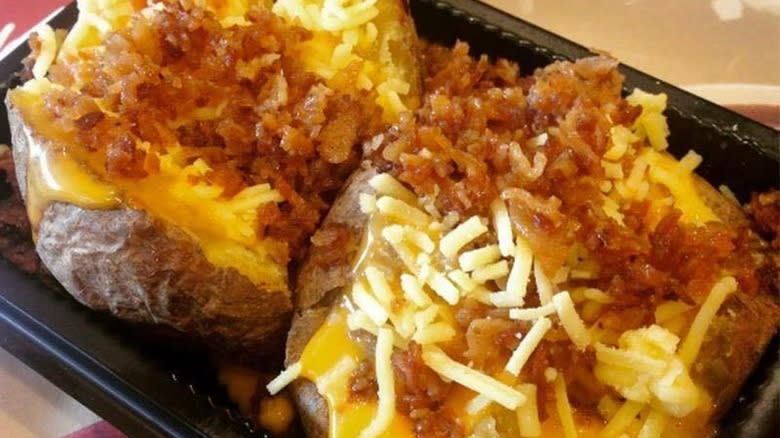 Wendy's bacon and cheese potato