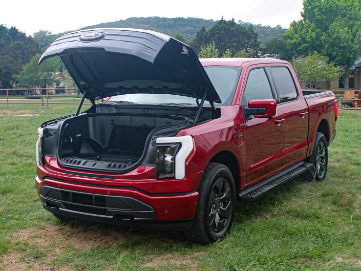 The 2022 Ford F-150 Lightning.