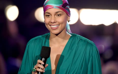 Alicia Keys feels most beautiful with no make-up - Credit: Kevin Winter/Getty Images North America