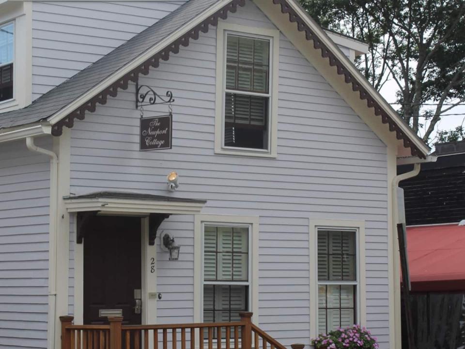 an Airbnb listing called The Newport Cottage.Perfect Location/Comfort/Style in Newport, Rhode Island