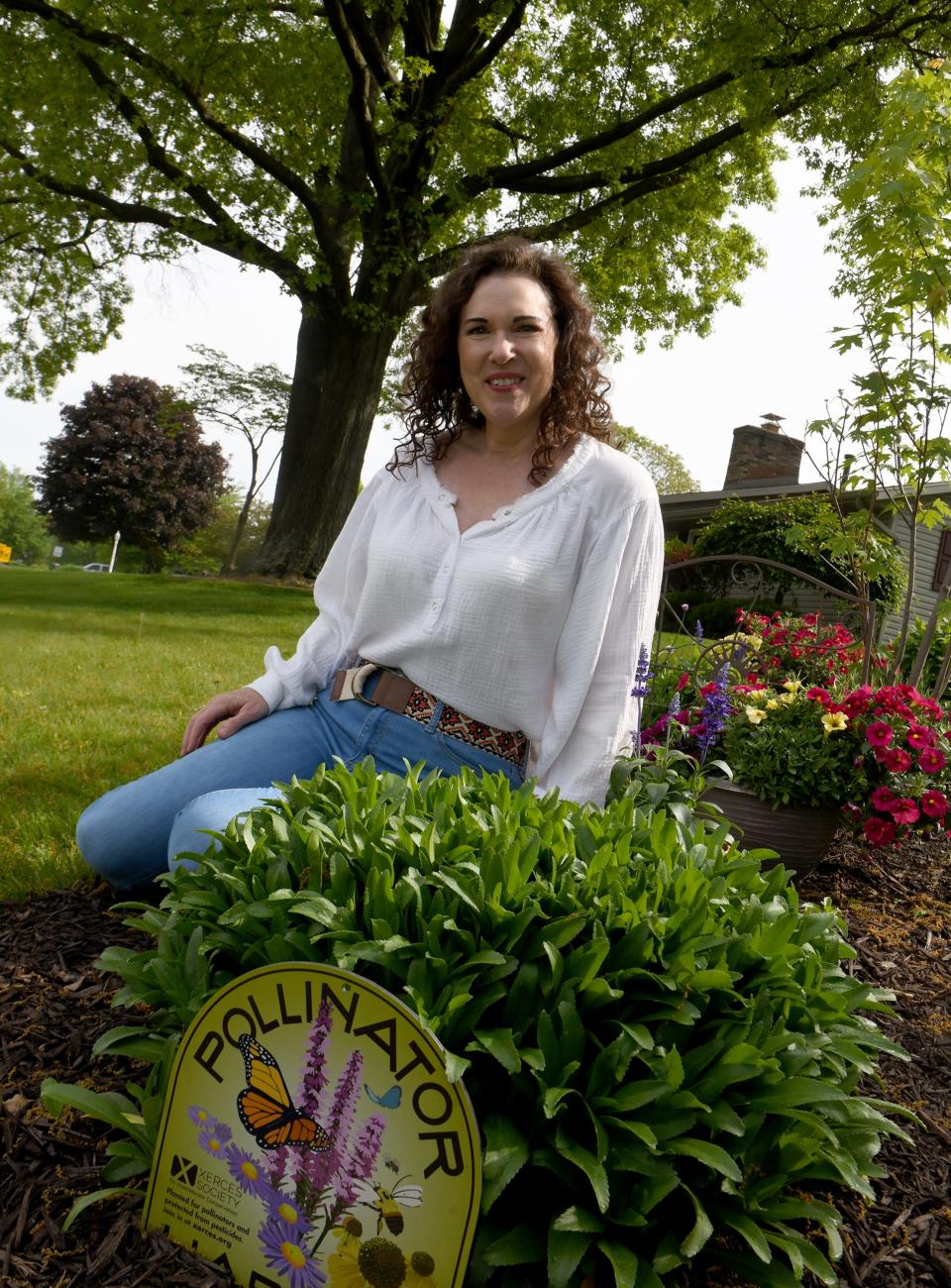 Tracy Teuscher, who lives in Perry Township, is founder of The Buzz Maker and Save Ohio Bees. She has created numerous bumblebee habitats at her home designed for bees to help grow their population.