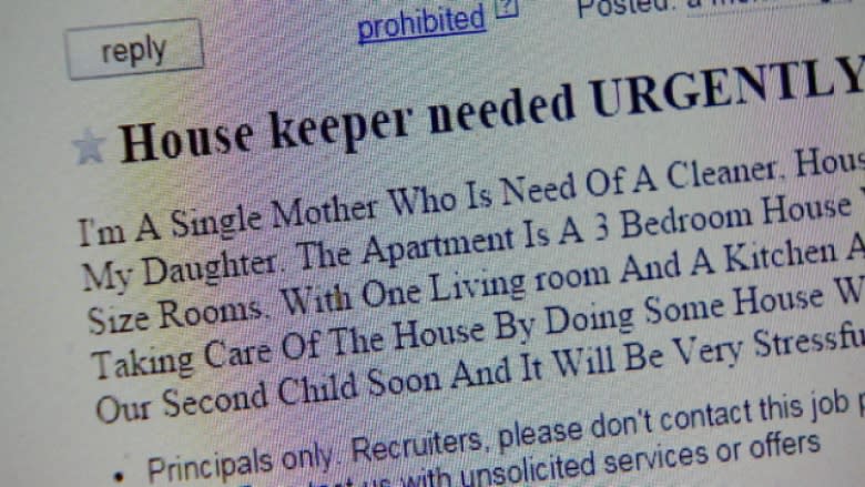 Edmonton single mother barely escapes internet 'nanny scam'