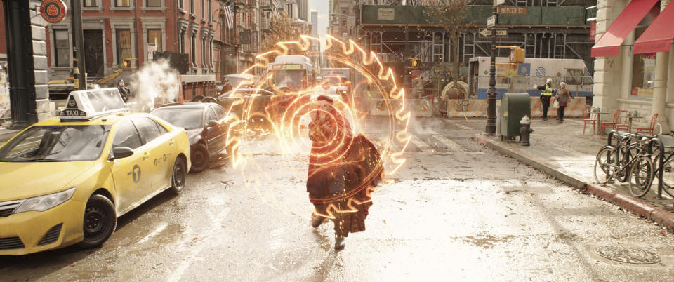 Benedict Cumberbatch as Dr. Stephen Strange in Marvel Studios' DOCTOR STRANGE IN THE MULTIVERSE OF MADNESS.<span class="copyright">Photo courtesy of Marvel Studios</span>