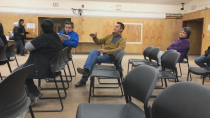 Last stop in Behchoko for N.W.T. gov't cannabis tour of the communities