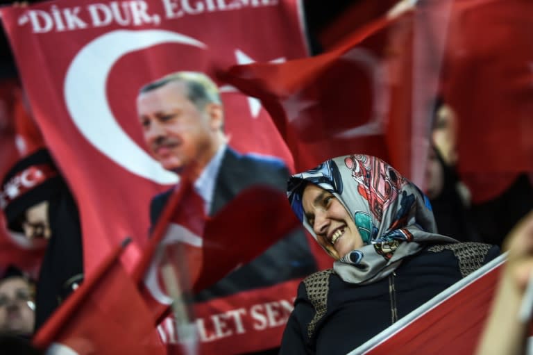 Polls show Turks are divided on whether to back a referendum on constitutional changes which would expand President Recep Tayyip Erdogan's powers