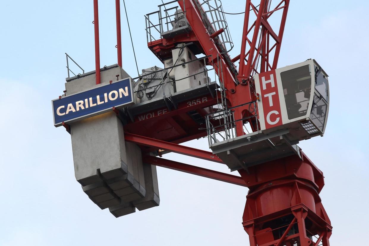 Construction firm Carillion went into liquidation on Monday 15 January: REUTERS