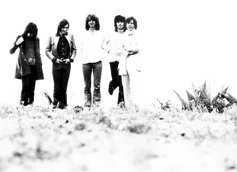 The Rolling Stones en 1971: Bill Wyman, Charlie Watts, Mick Taylor, Keith Richards y Mick Jagger