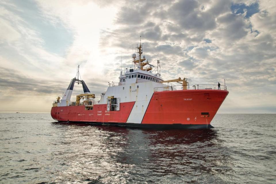 Crew aboard Canadian Coast Guard Ship Teleost took part in the spring Atlantic Zone Monitoring Program surveying Atlantic Ocean conditions off Nova Scotia.