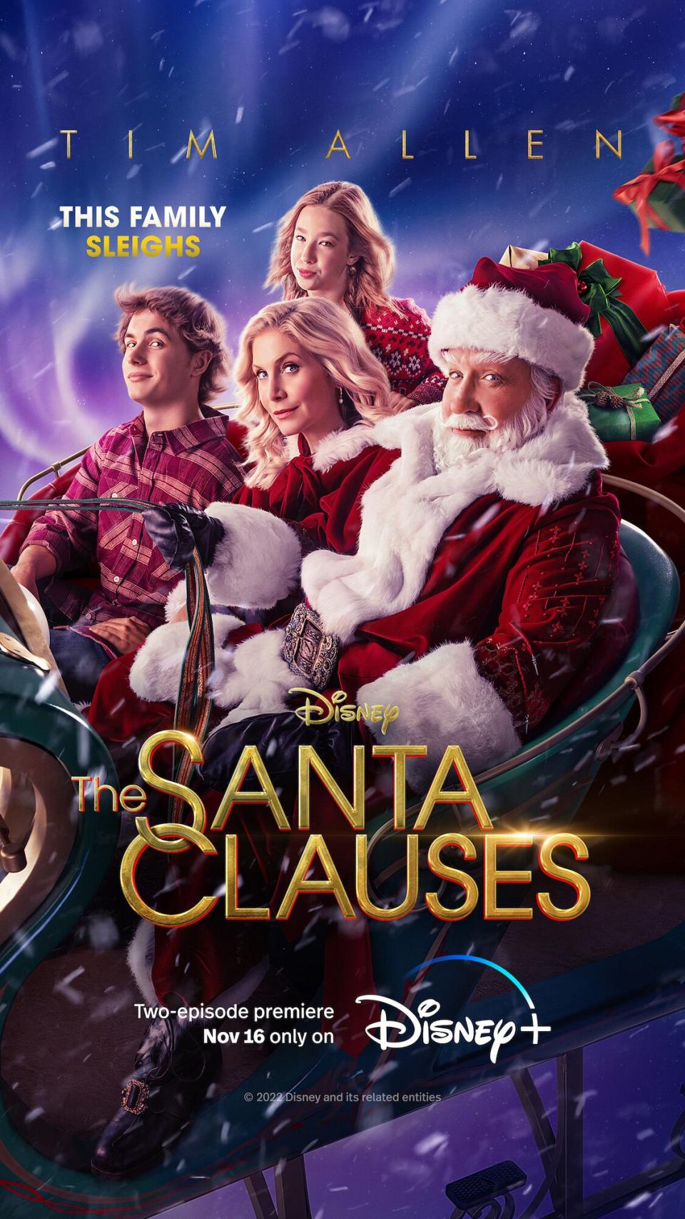 Promotional poster for 'The Santa Clauses'