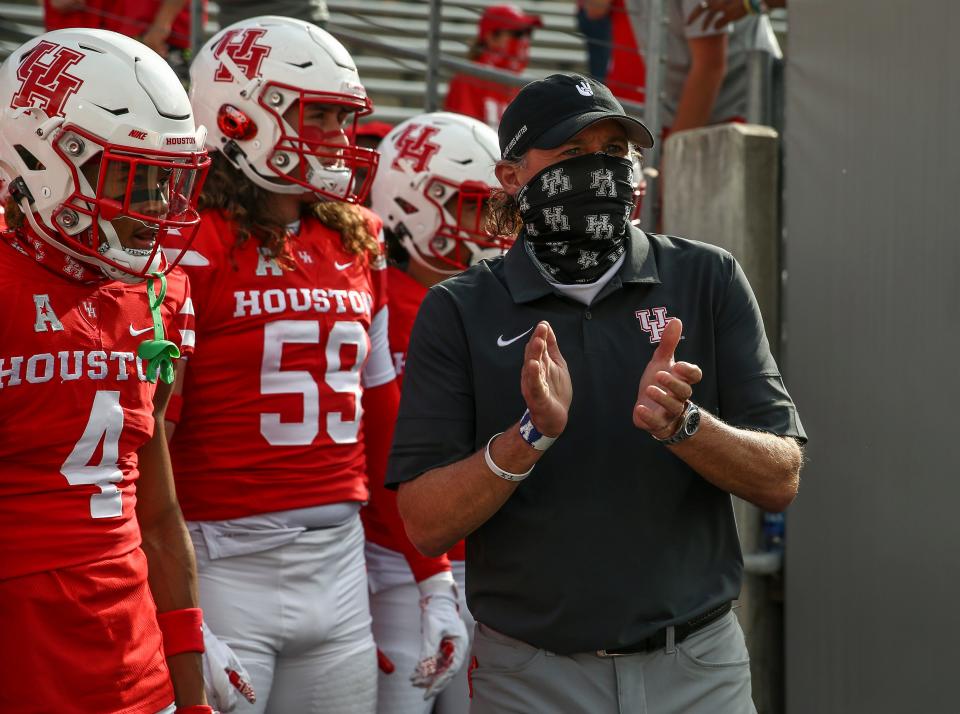 Could coach Dana Holgorsen and the Houston Cougars make a move to the Big 12?