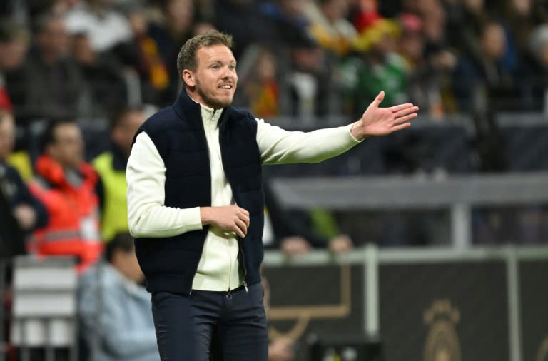 Julian Nagelsmann has been given the freedom to direct <a class="link " href="https://sports.yahoo.com/soccer/teams/germany/" data-i13n="sec:content-canvas;subsec:anchor_text;elm:context_link" data-ylk="slk:Germany;sec:content-canvas;subsec:anchor_text;elm:context_link;itc:0">Germany</a> at least until the 2026 World Cup (Ina FASSBENDER)