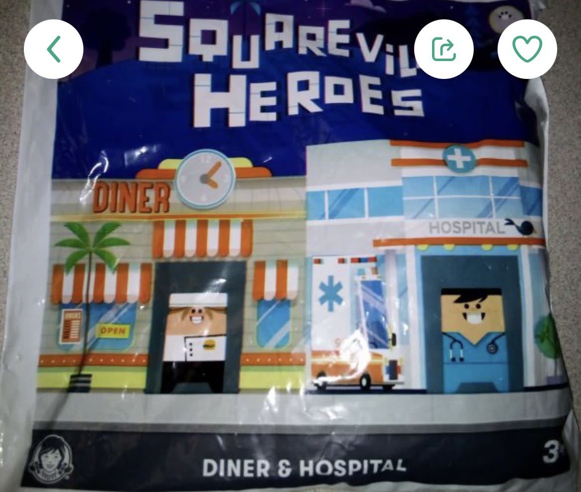 squareville heroes wendy's kids meal toy
