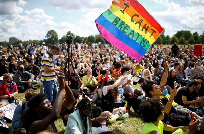 Black Lives Matter protest, in London