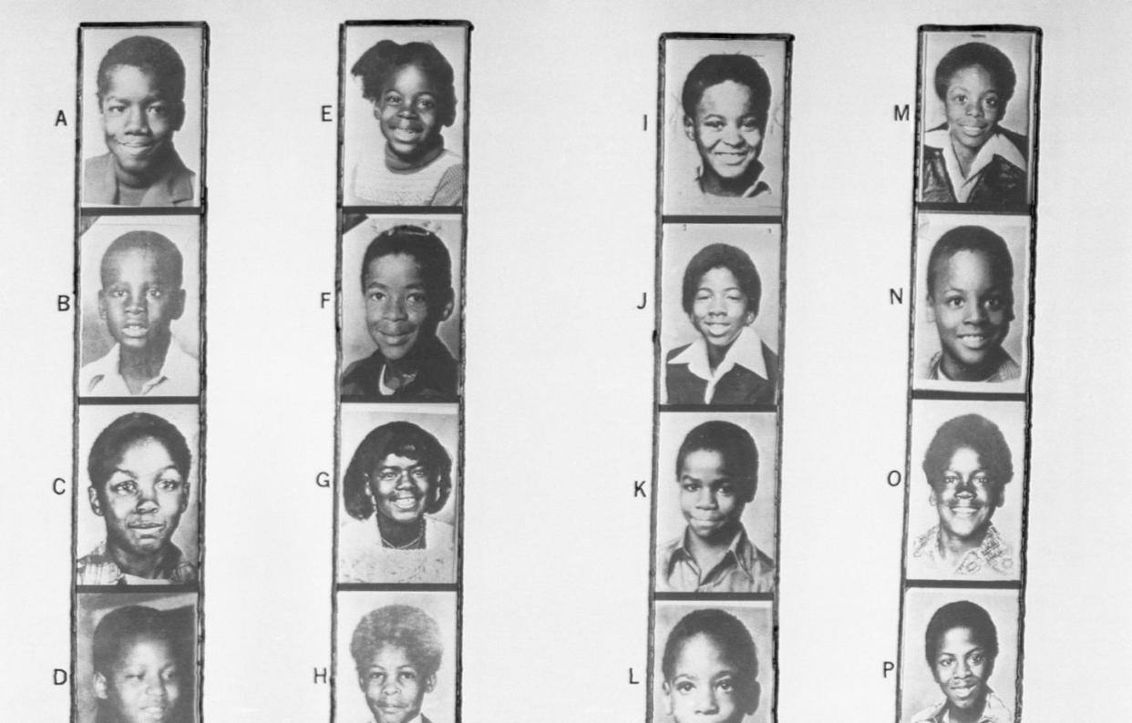 Photos of missing and murdered children in Atlanta, 1981