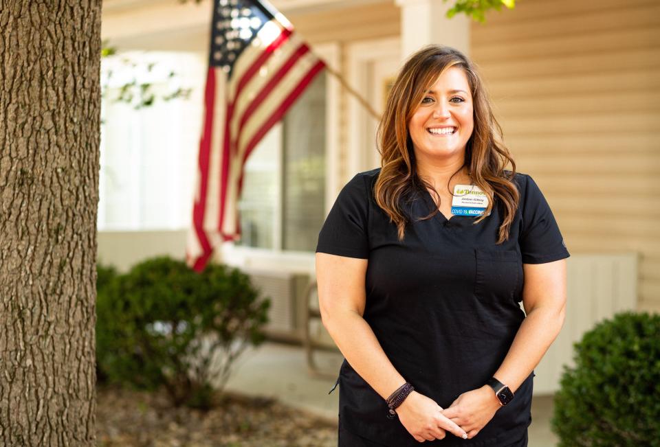 Jordan Gilboy, a home health nurse, recently won Tennessee's Health Care Hero 2022 award, which recognizes the health and medical professionals making an impact on the quality of health care in East Tennessee.