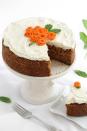 <p>What better way to finish a carrot cake than with these adorable "flowers" made from thin slices of carrot?</p><p><strong>Get the recipe at <a href="http://www.sprinklebakes.com/2016/06/carrot-cake-with-cream-cheese-frosting.html" rel="nofollow noopener" target="_blank" data-ylk="slk:Sprinkle Bakes;elm:context_link;itc:0;sec:content-canvas" class="link ">Sprinkle Bakes</a>.</strong></p>