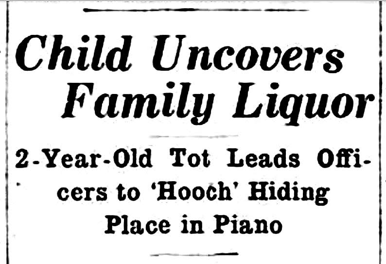 Headline from Dec., 1923.