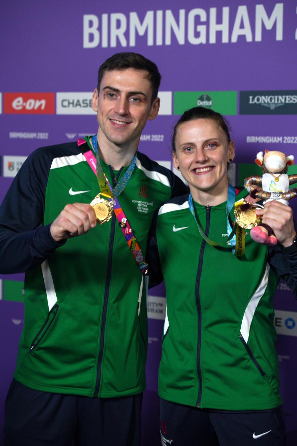 Both Walsh siblings took gold for Northern Ireland (Peter Byrne/PA) (PA Wire)