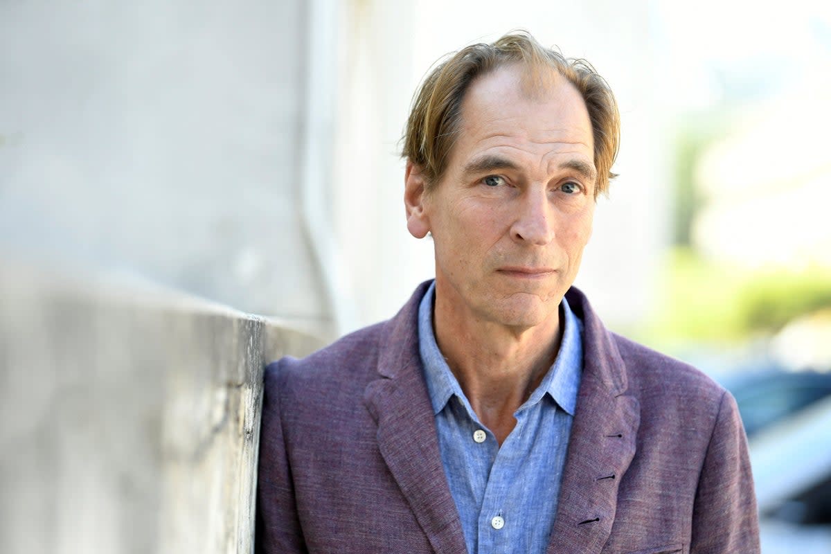 Actor Julian Sands poses before an interview (REUTERS)