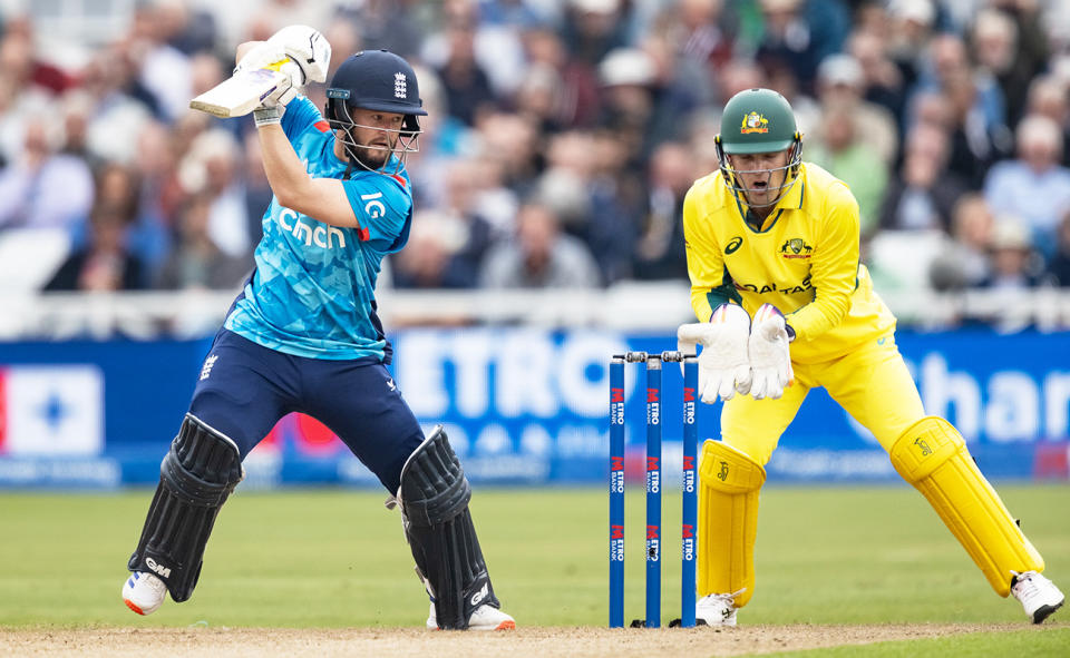 Alex Carey, pictured here during Australia's win over England in the first ODI.