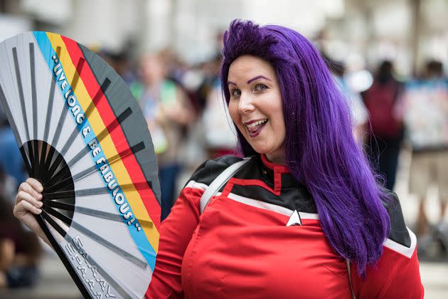 Star Trek cosplayer Rebecca Eusey.