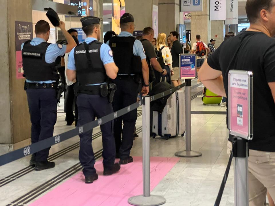 There were police at Paris Charles de Gaulle as flights resumed (The Independent/Simon Calder)