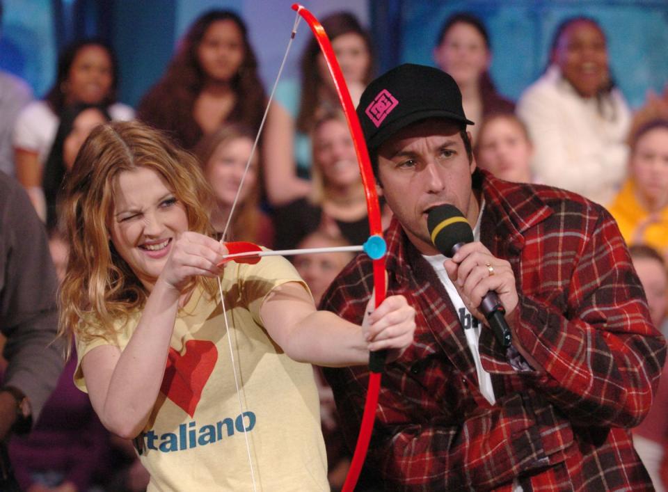 Drew Barrymore and Adam Sandler: 2004