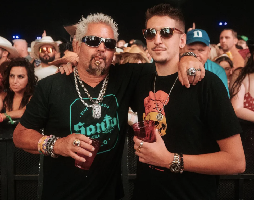 Guy Fieri's son Hunter is following his dad into the food world. (Photo: Instagram)