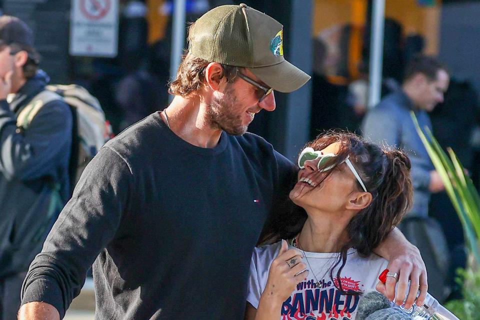 <p>Media-Mode / SplashNews</p> Sarah Shahi and Adam Demos Reunite in Australia